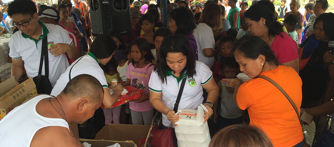 Outreach to Typhoon Yolanda Victims (January 2015)