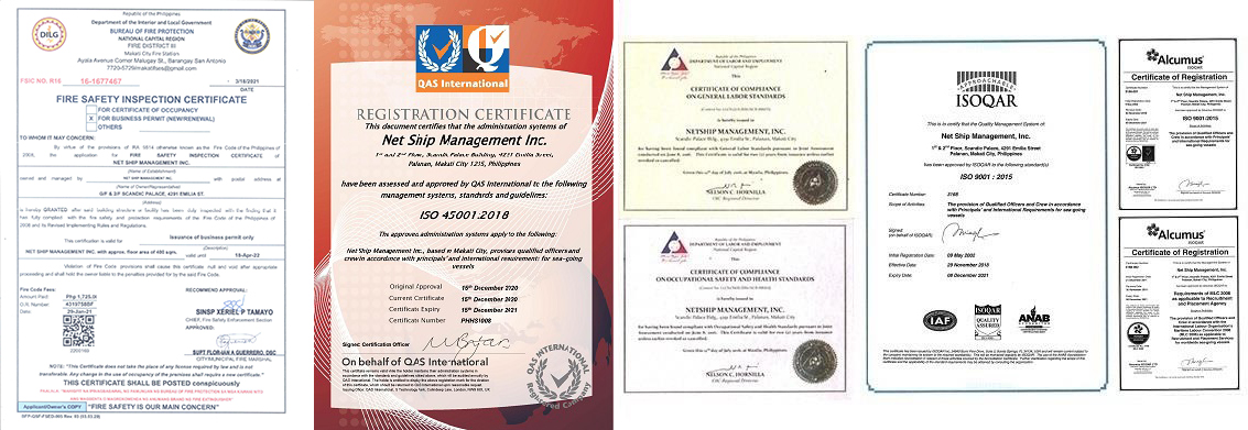 NSM Certificates